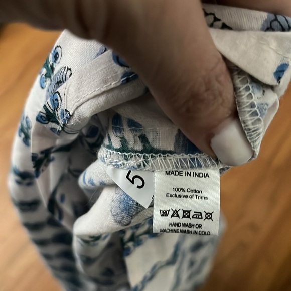 SUR LA VAGUE nwt one size boho blouse - Picture 4 of 5